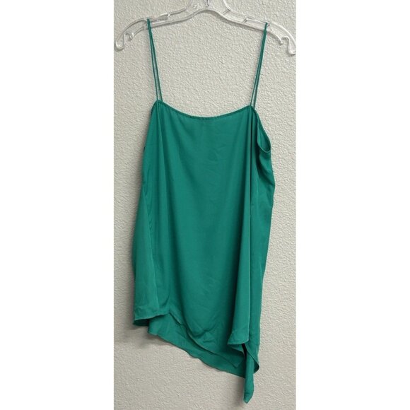 Laundry by Shelli Segal NWT Green Cami Top Women’s Size 10 Blouse Sleeveless - Picture 8 of 10